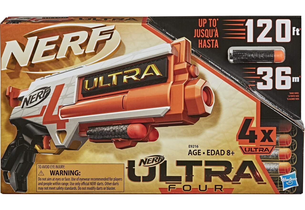 Pistolet à fléchettes NERF Ultra One - Ultra distance, précision et vitesse  - 25 fléchettes incluses
