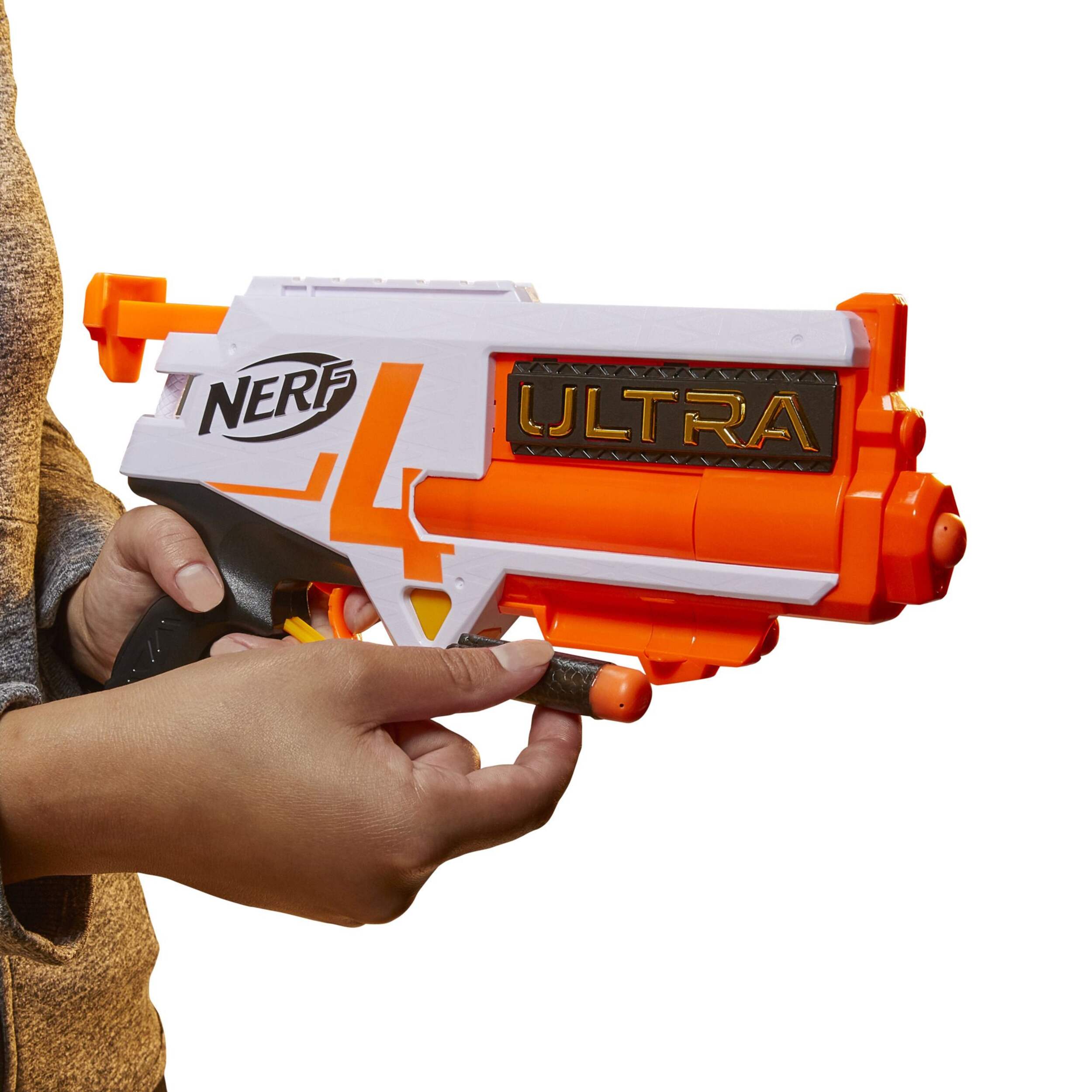 Nerf Ultra Four Blaster Set With 4 Nerf Ultra Darts And On Board Dart Storage Age 8 Canadian Tire