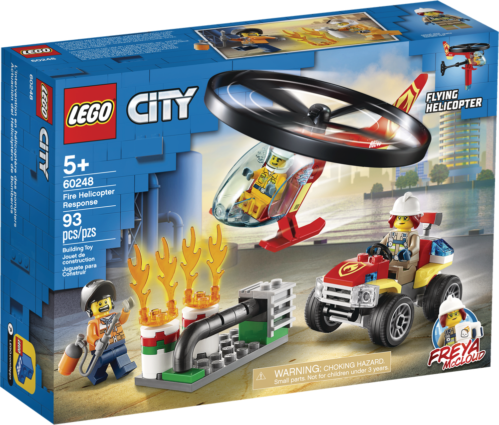 lego 60248 city fire helicopter response