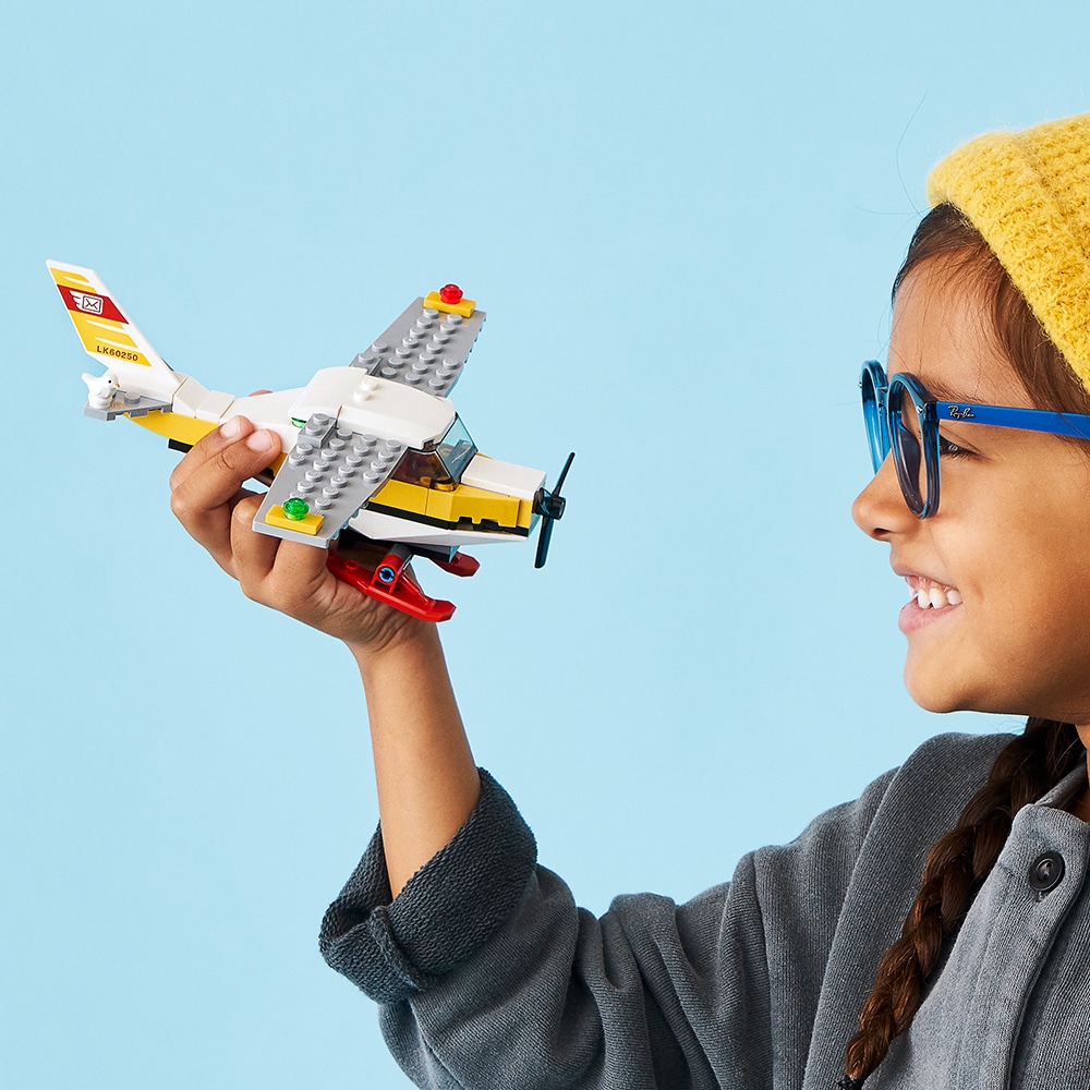 LEGO® City Mail Plane 60250 Building Toy Kit For Kids, Ages 5 ...