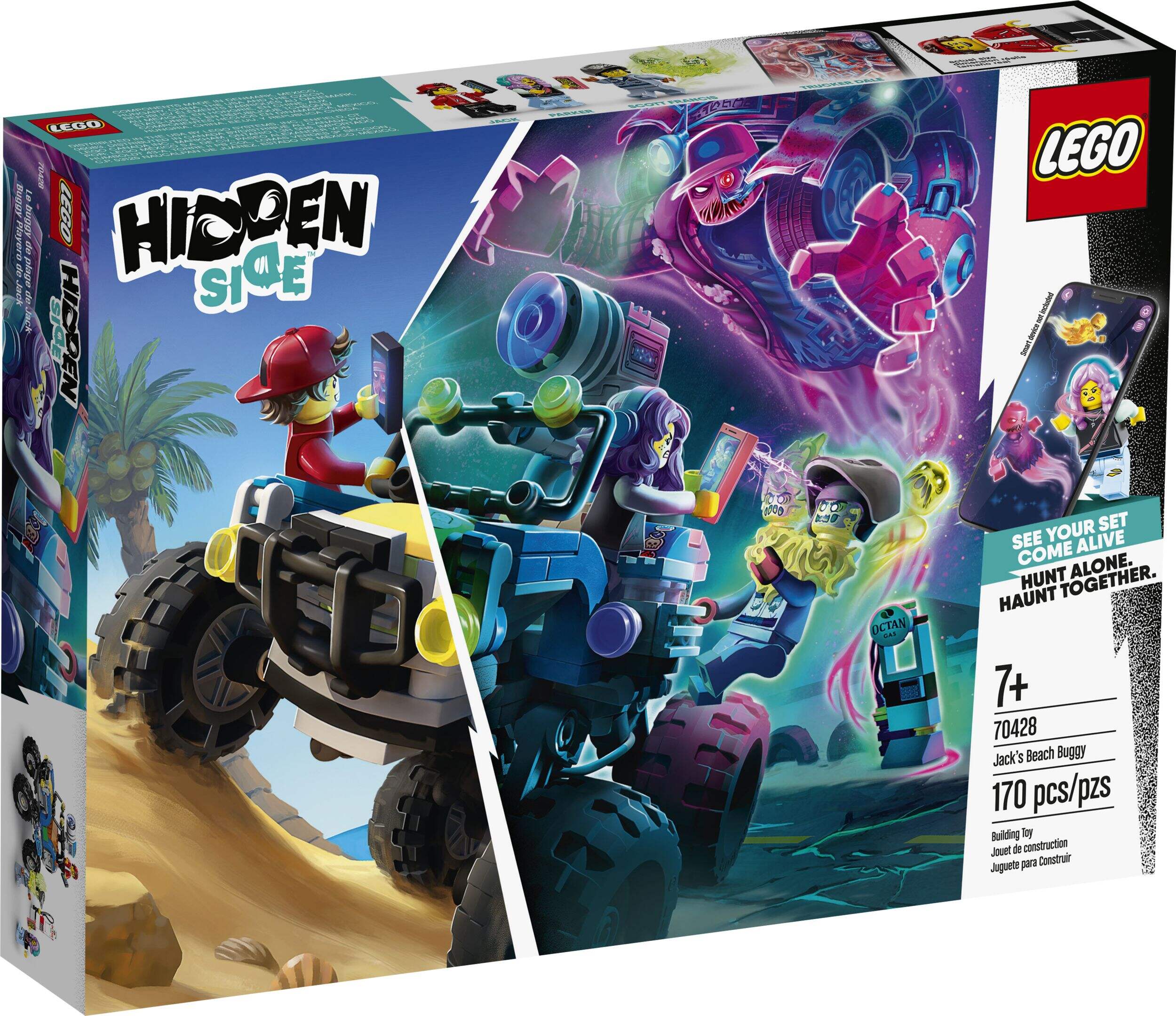 LEGO Hidden Side, Le buggy de plage de Jack, 70428 Front_Angled_Right