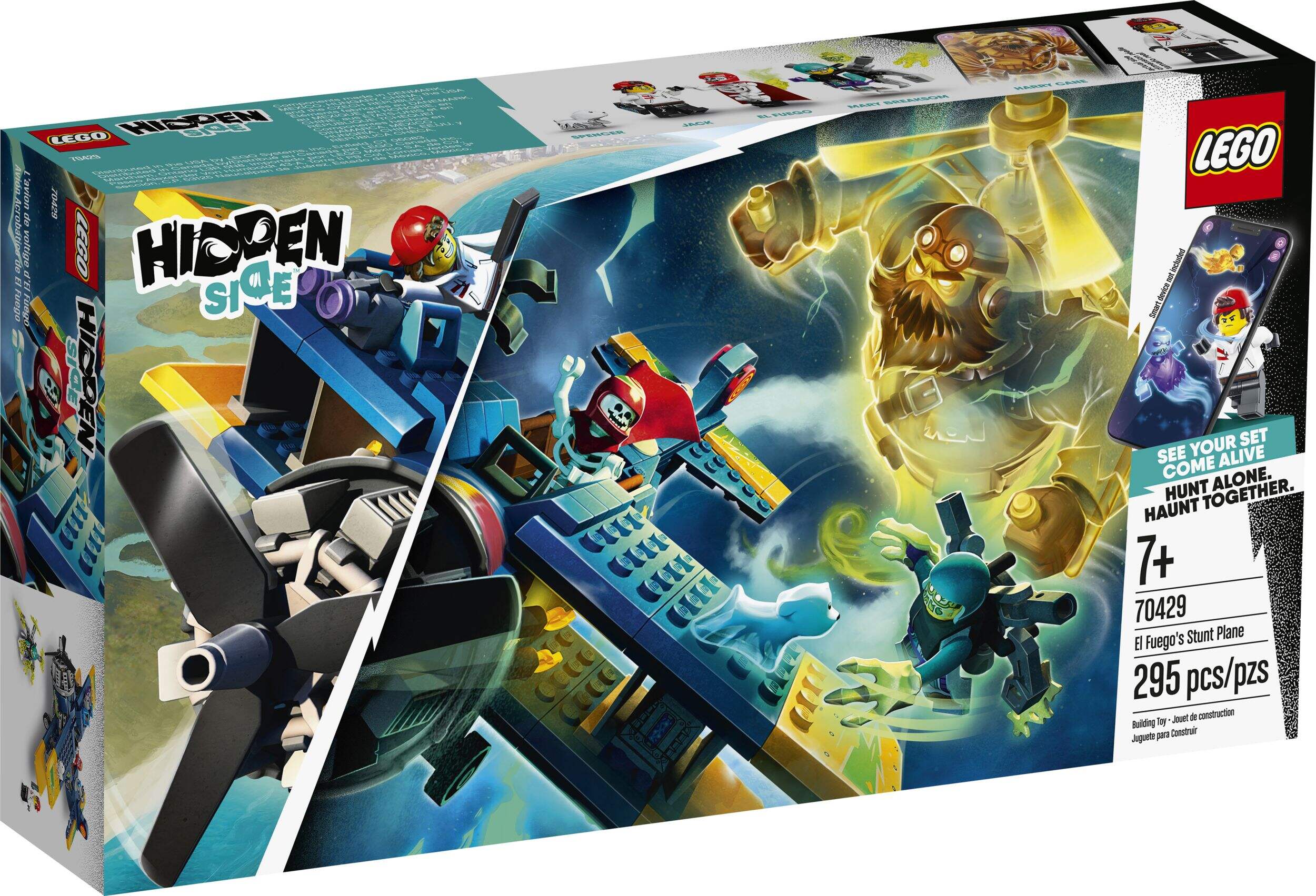 LEGO Hidden Side, L'avion de voltige d'El Fuego, 70429 Front_Angled_Right