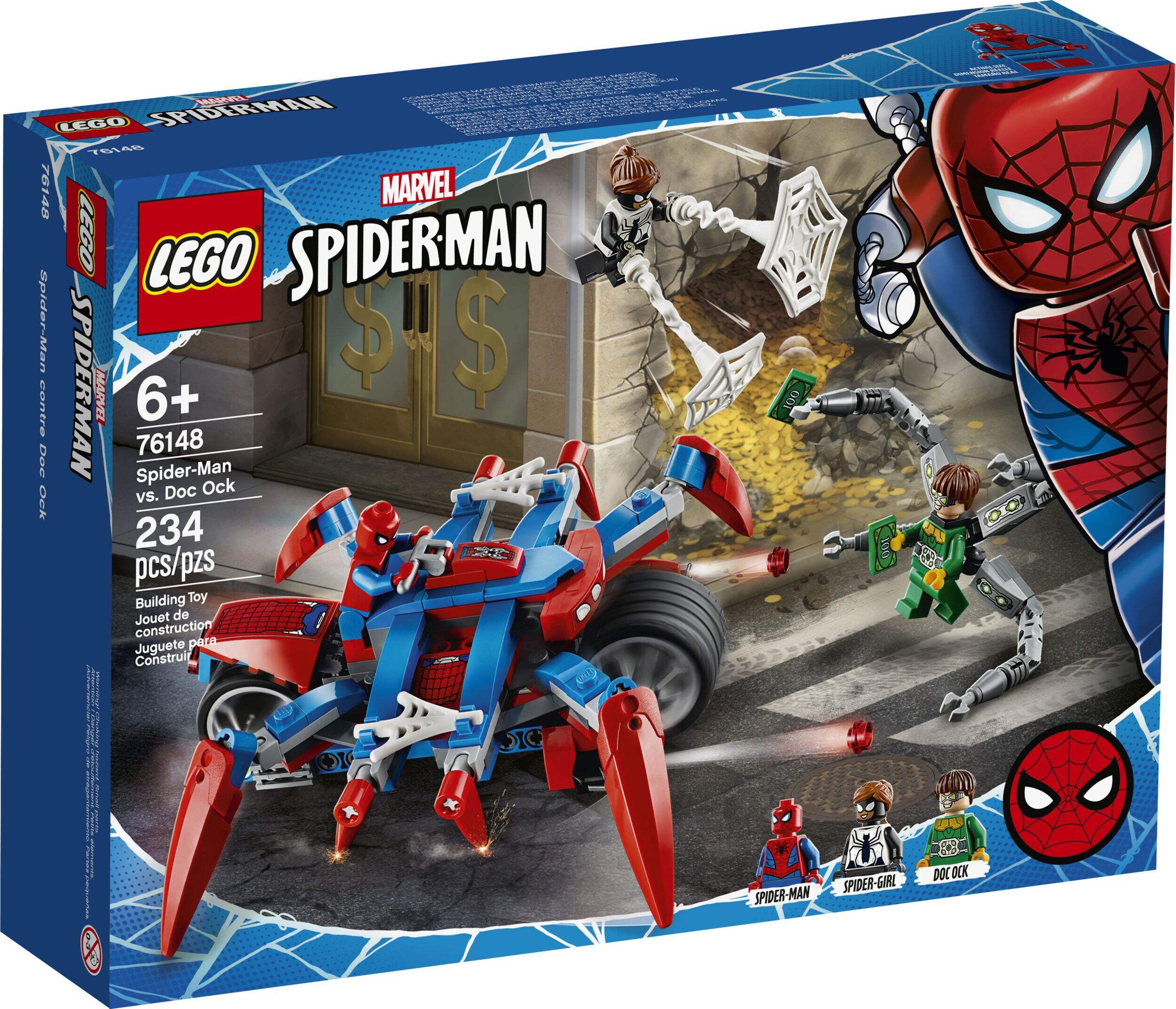 LEGO® Marvel Spider-Man: Spider-Man vs. Doc Ock - 76148 Front_Angled_Left
