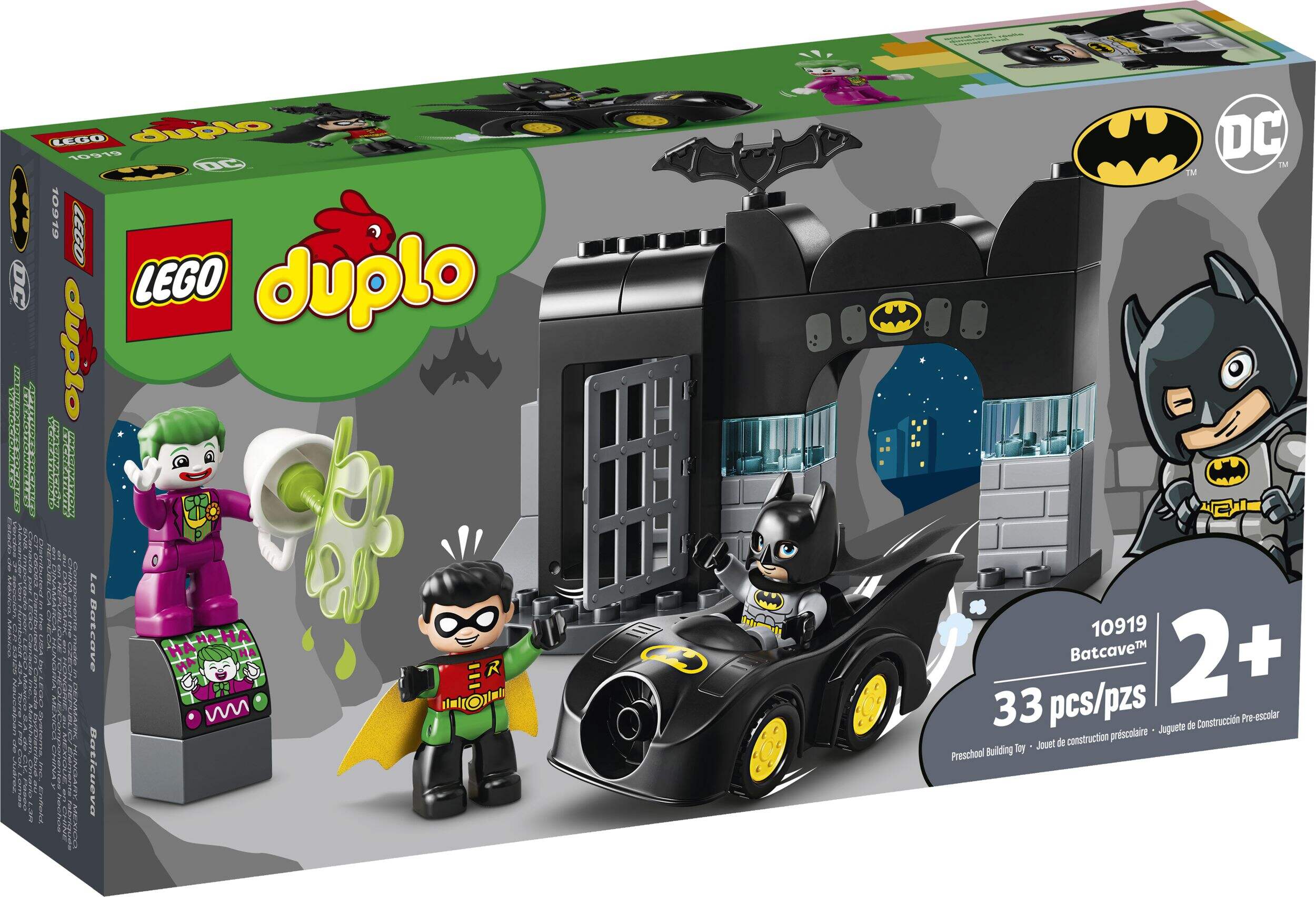 La Batcave LEGO DUPLO DC Batman (10919), 2 ans et plus Front_Angled_Right
