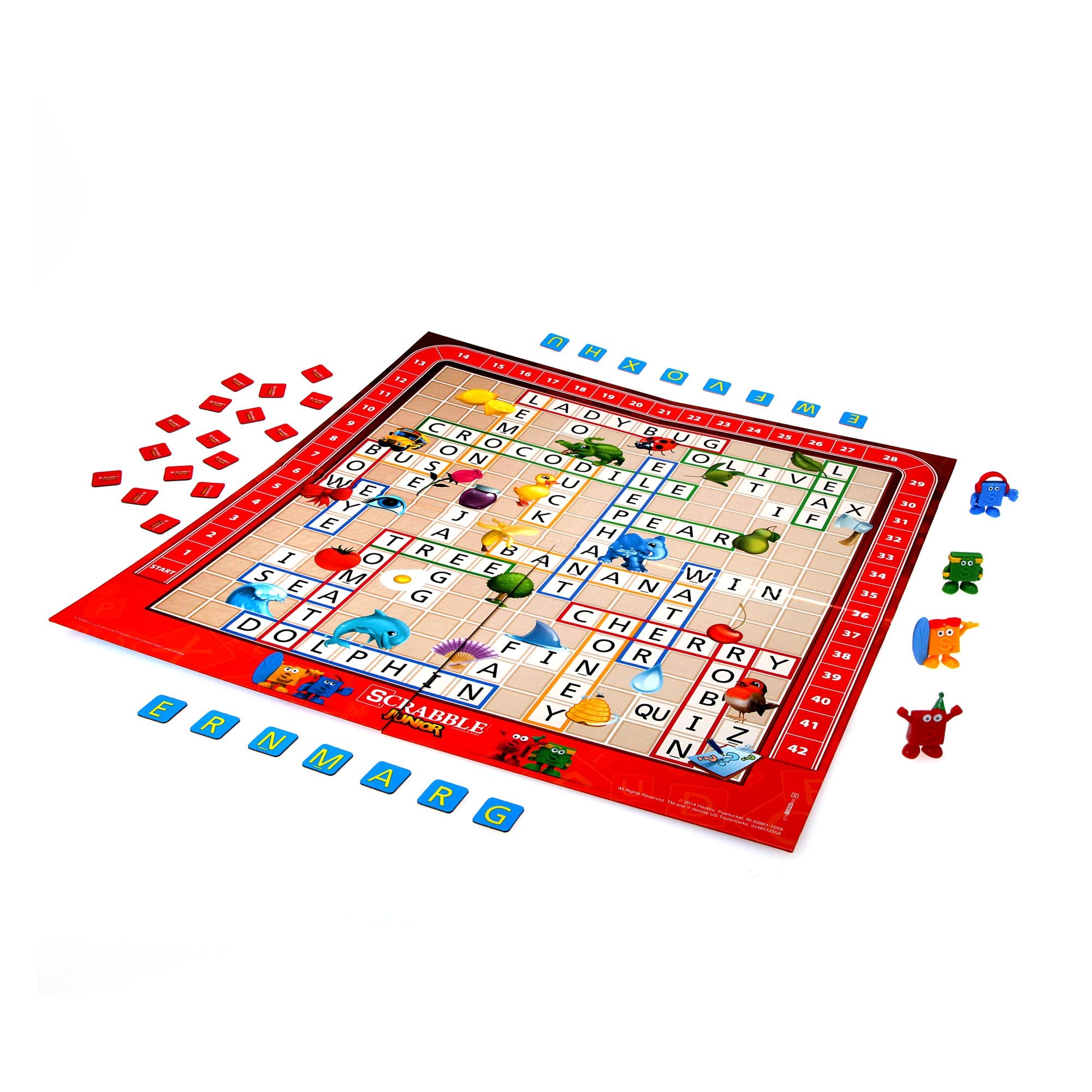 Hasbro Gaming Scrabble Junior Board Game | 2-4 Players