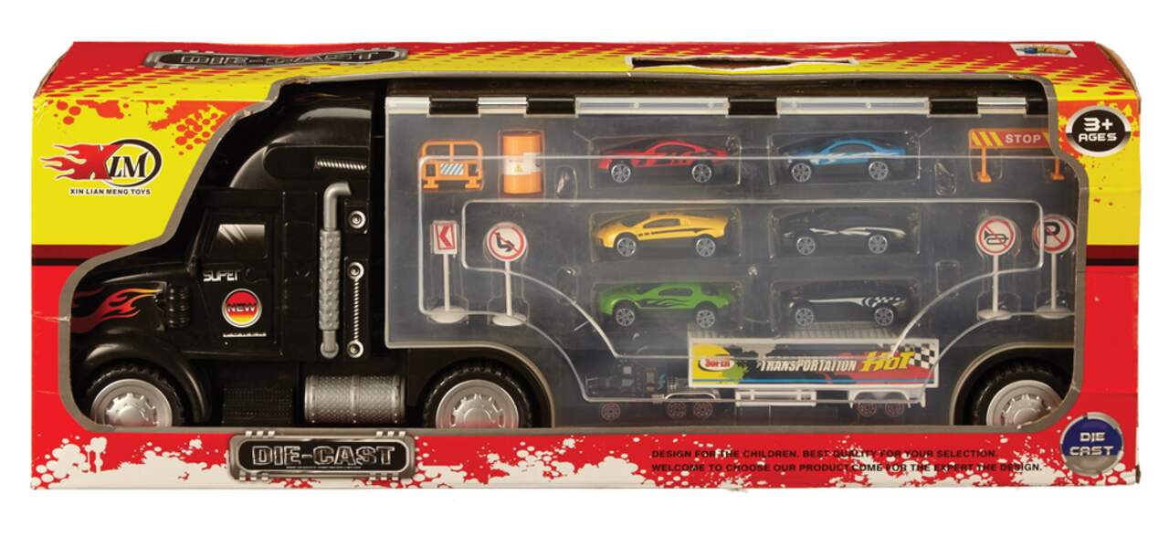 Truck Carry Case with Die Cast Cars
