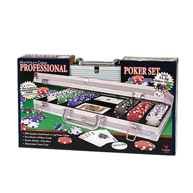 Aluminium Case Professional Poker Set w/11.5 g Casino Style Chips, 300