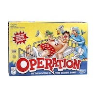 Operation Family Classic Game with Buzzer Sound, Multi-Coloured, 1+ Players, Ages 6+, for Birthday/Party Favour