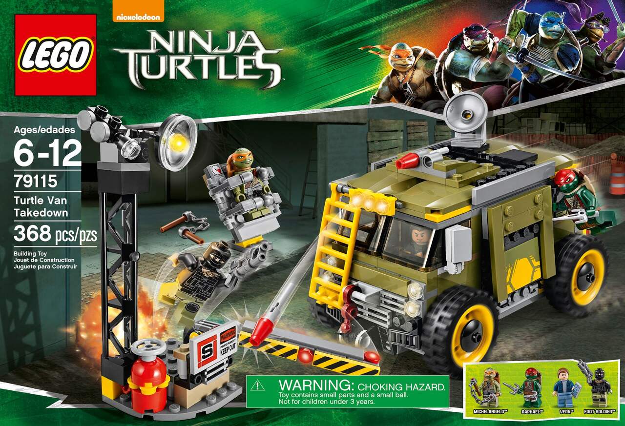 LEGO Les Tortues Ninja, L'attaque de la camionnette des tortues, 368 pces