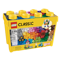 Grande boîte de briques créatives LEGO Classic, 790 pièces, 4 ans et plus