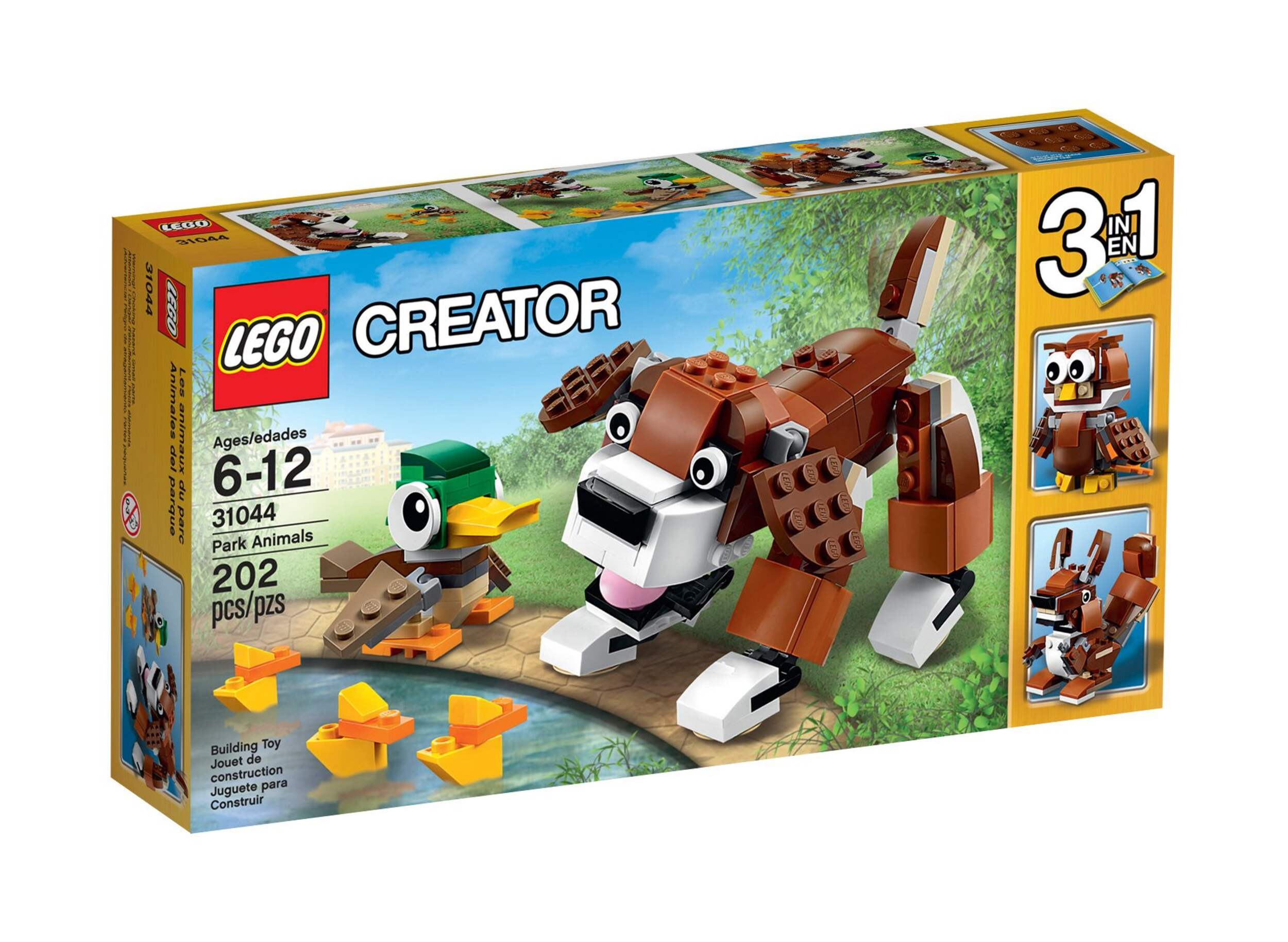 LEGO Creator, Animaux du parc, 202 pièces Front_Angled_Right