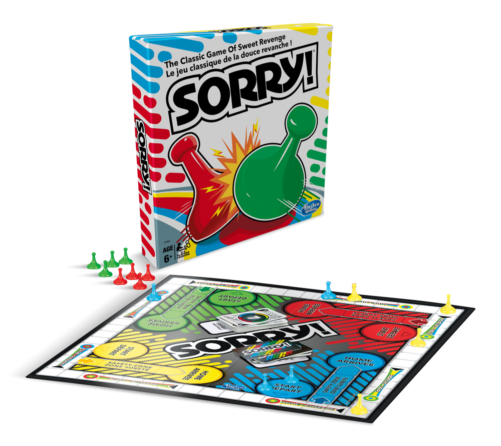 Hasbro Sorry! Board Game Set, Ages 6+ Canadian Tire
