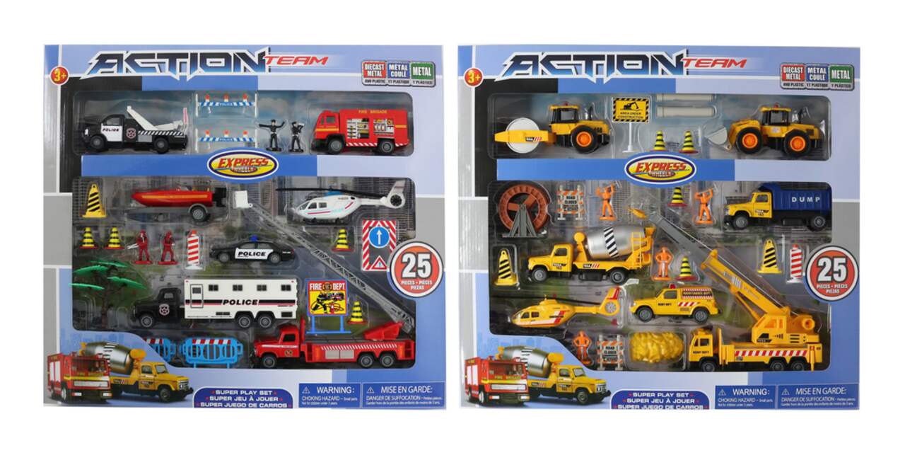Express Wheels Action Force Playset, Assorted