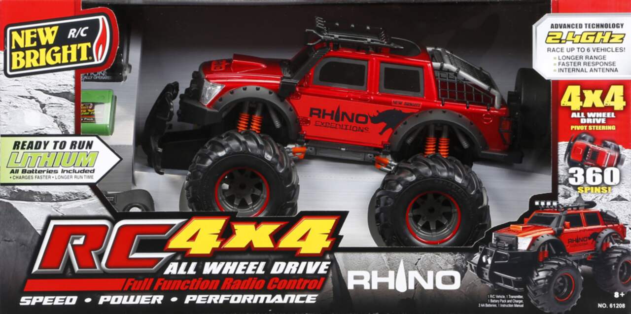 New Bright 1:10 Scale Remote Controlled Raptor 4x4 Truck, Ages 6+