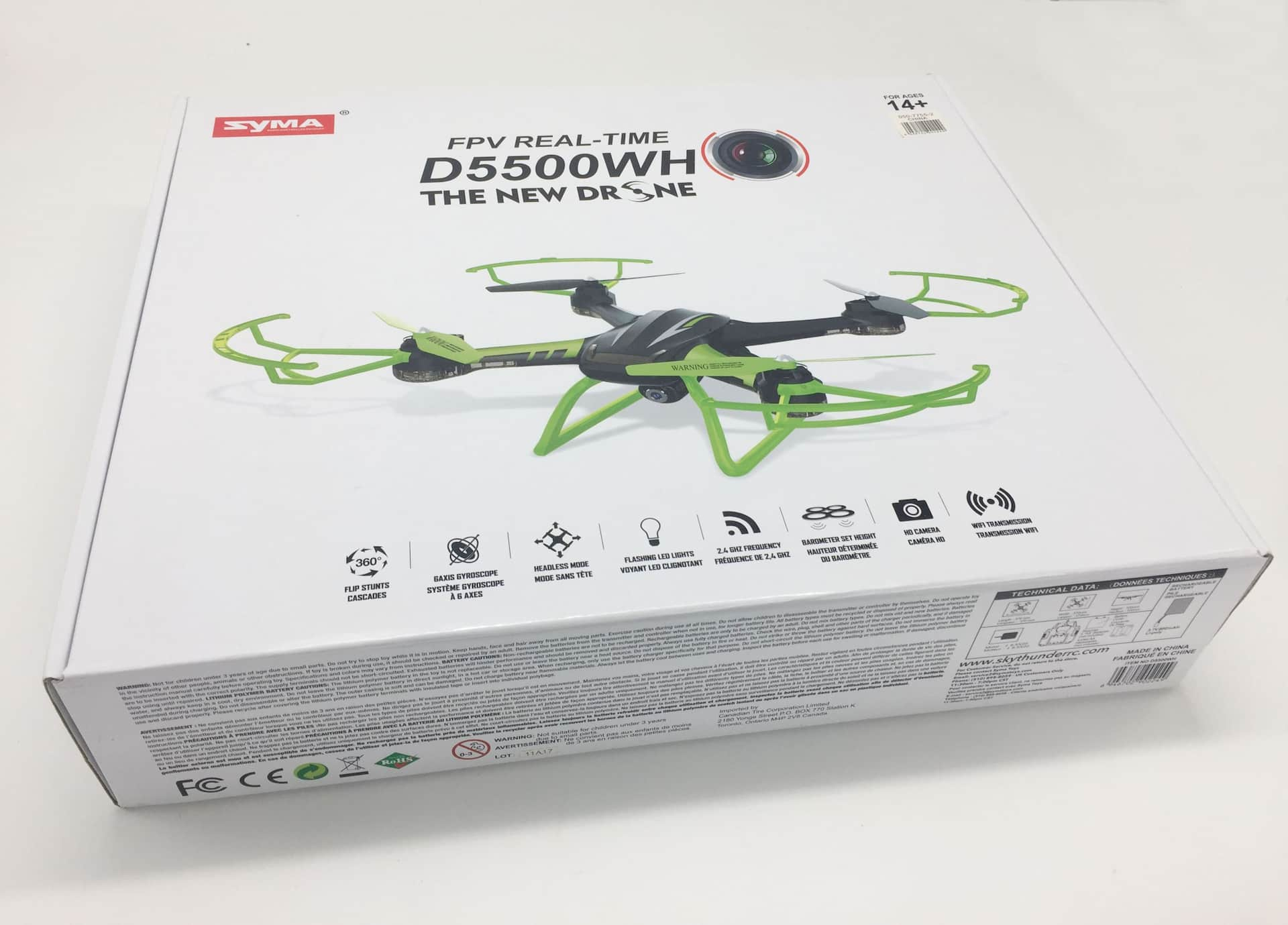 Syma d5500wh sale