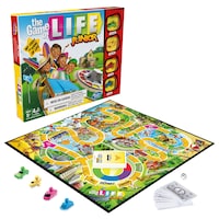 Hasbro Games The Game Of Life Junior  2-4 Player Board Game, English/French, Ages 5+