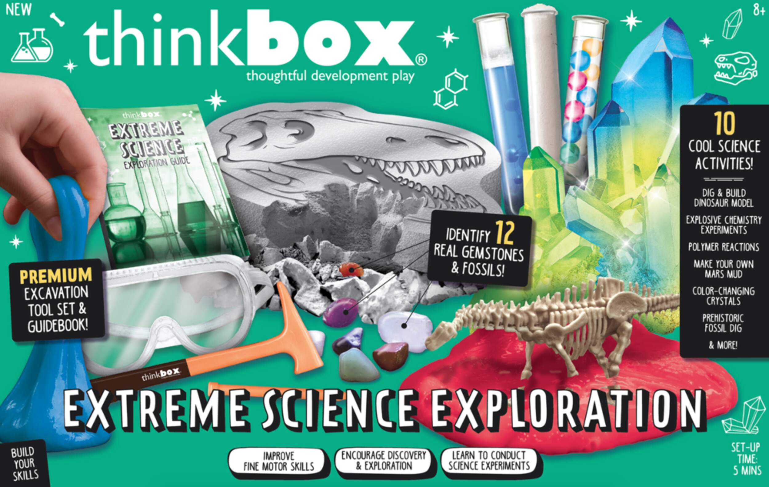 Think Box Thoughtful Development Play, Extreme Geology Exploration Science Kit, Ages 8+ Front_Flat