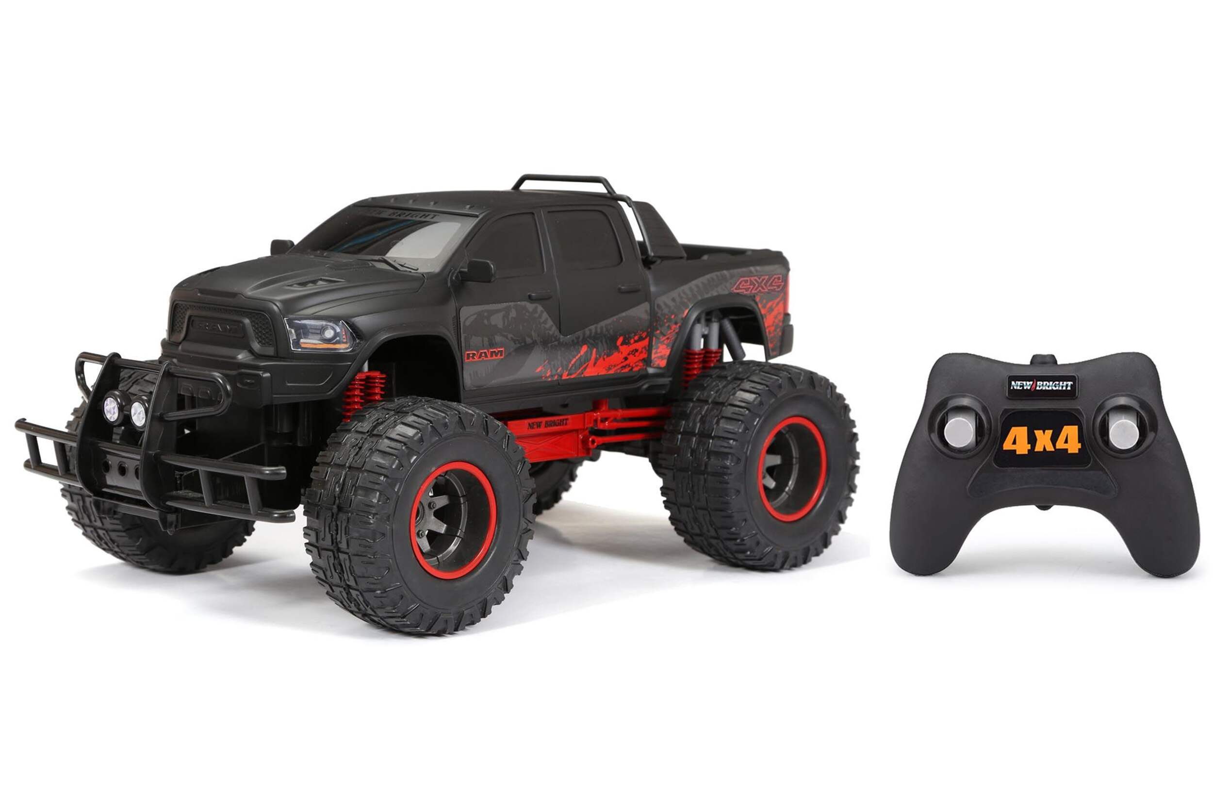 New Bright 1:12 Scale RAM 9.6V 4x4 Remote Controlled Truck Vehicle Toy, Ages 6+ Composite_or_Mixed