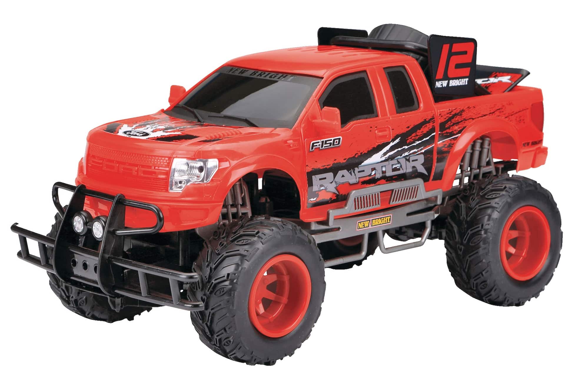 New Bright 1:10 Scale Remote Controlled Raptor 4x4 Truck, Ages 6+