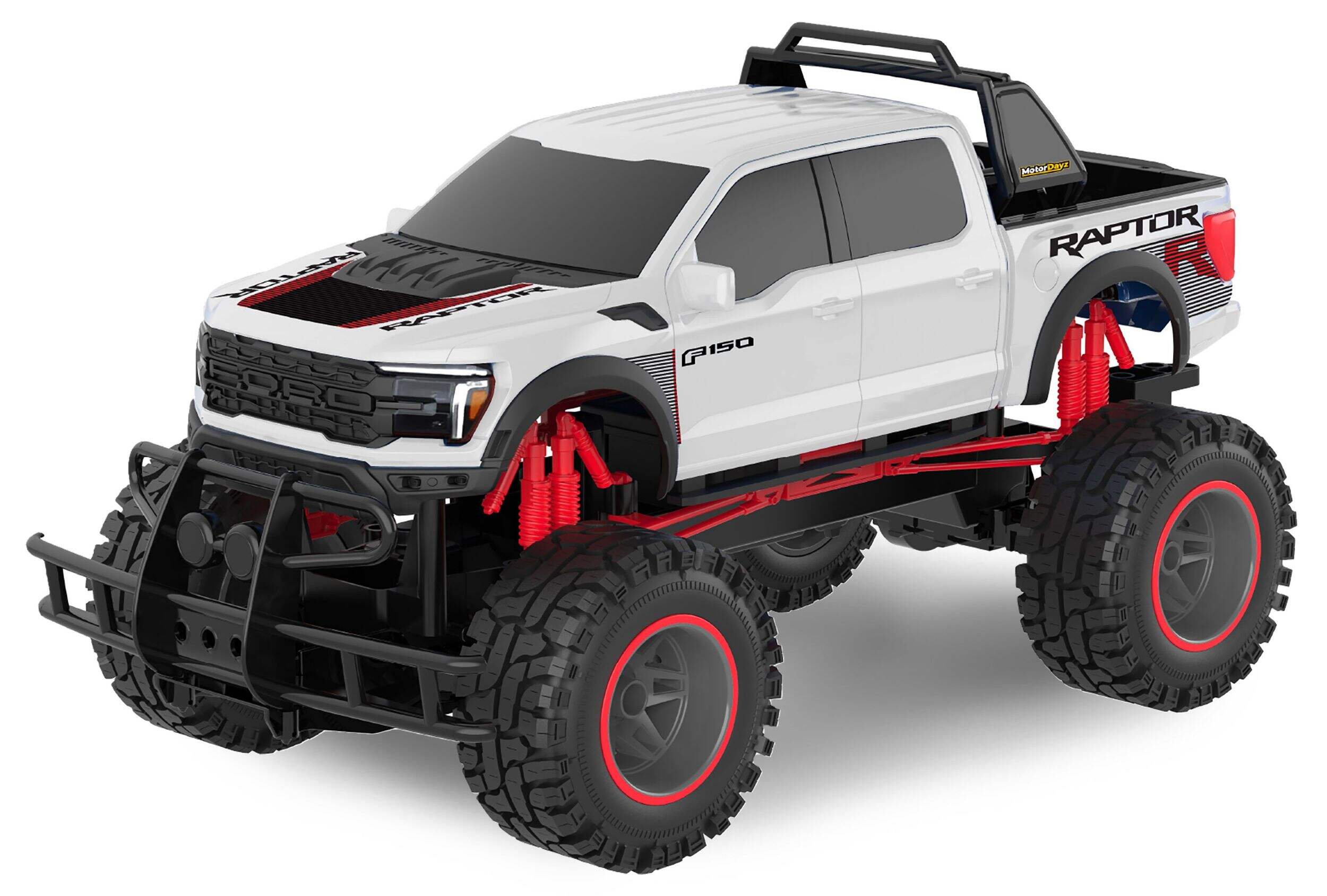 Camion 4x4 téléguidé New Bright Raptor, échelle 1/10, 6 ans et plus Front_Angled_Left