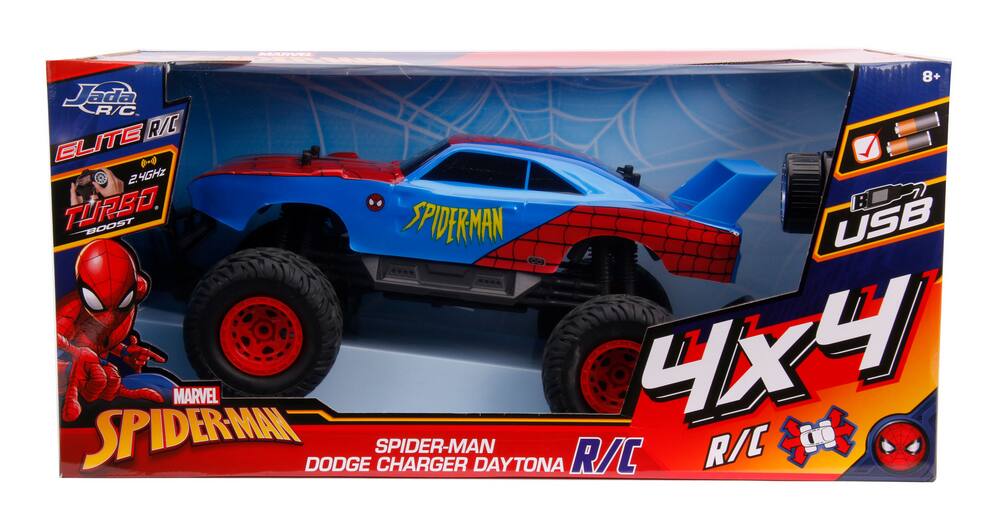 spider man dodge charger rc car