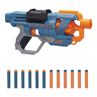 NERF Elite 2.0 Commander RD-6 Blaster With 12 NERF Darts and 6-Dart Rotating Drum, Age 8+ Front_Angled_Right