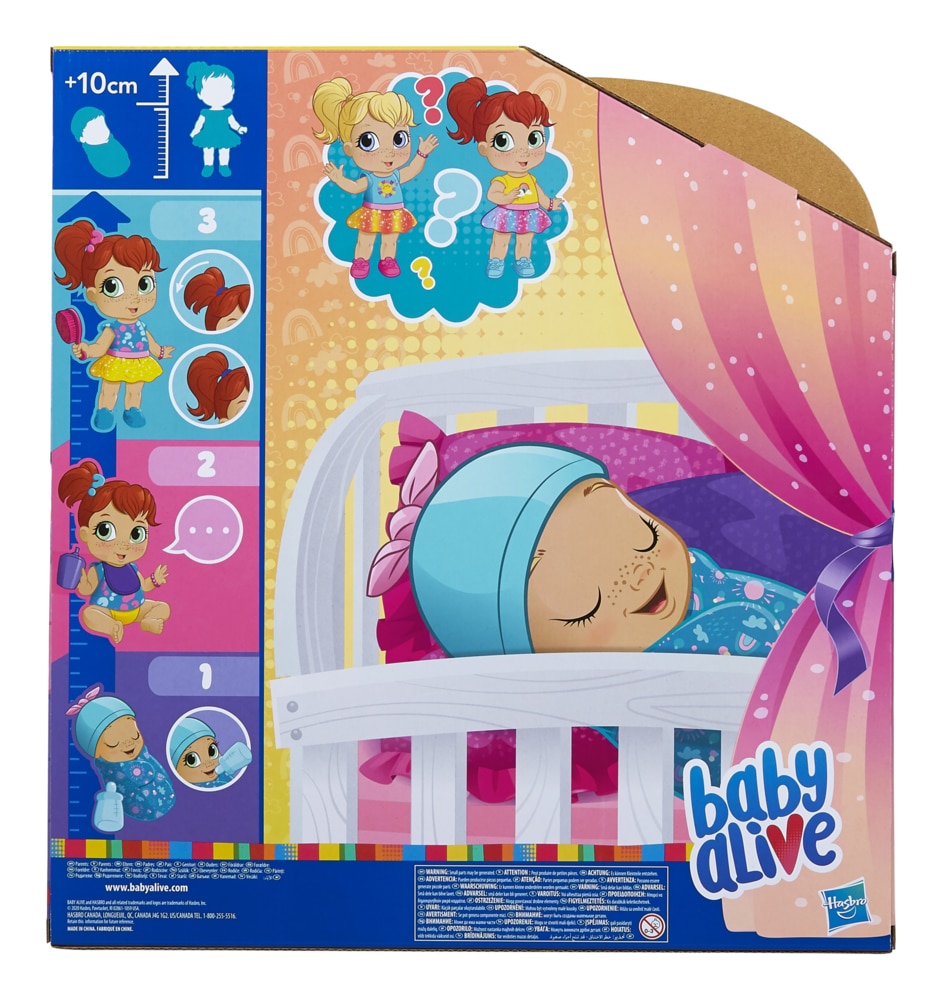 Hasbro Baby Alive Baby Grows Up Doll with Accessories For Kids