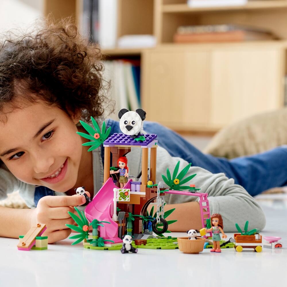 lego friends panda jungle tree house