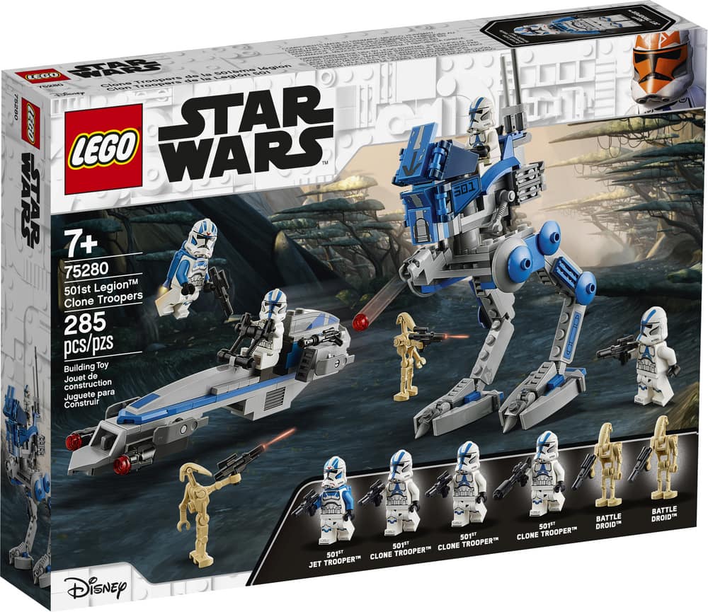LEGO® Star Wars™ 501st Legion™ Clone Troopers 75280 Action Playset For Kids, Ages 7+ Party City