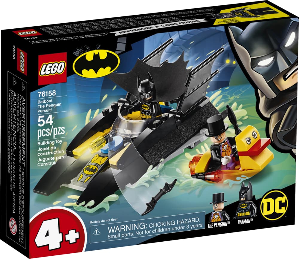 region Ikke kompliceret Dømme LEGO® DC Batboat The Penguin Pursuit! 76158 Action Building Playset For  Kids, Ages 4+ | Party City