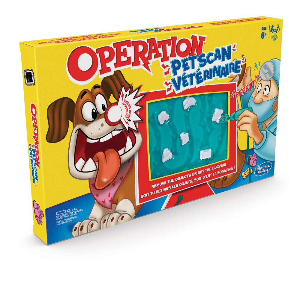 Hasbro Operation Pet Scan Dog Game For Kids w/ Silly Sounds, Ages 6+ Canadian Tire