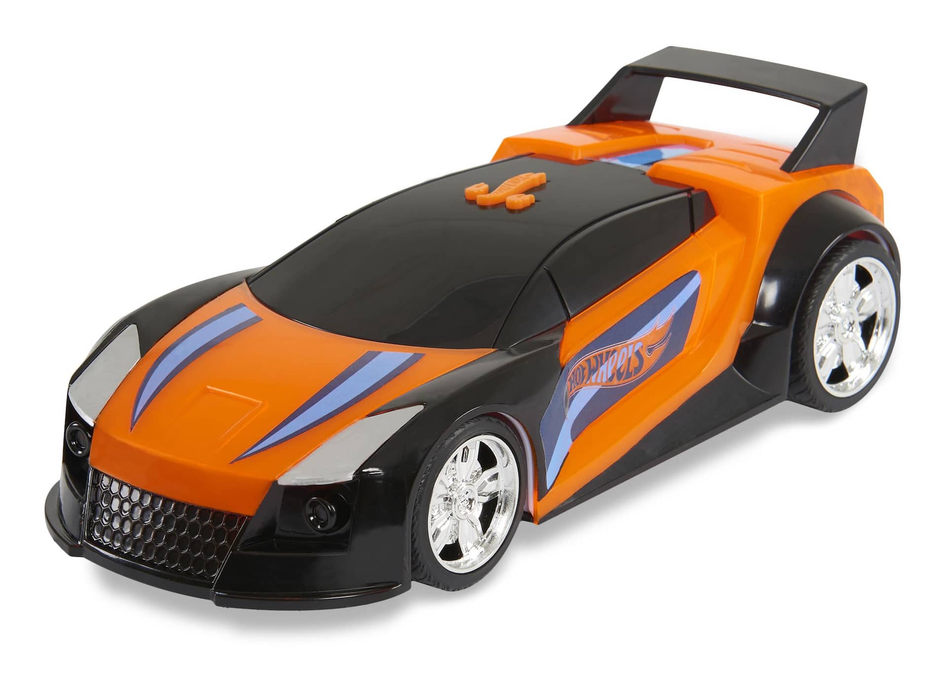 Hot Wheels Color Crashers Toy Race Car, Impact-Activated