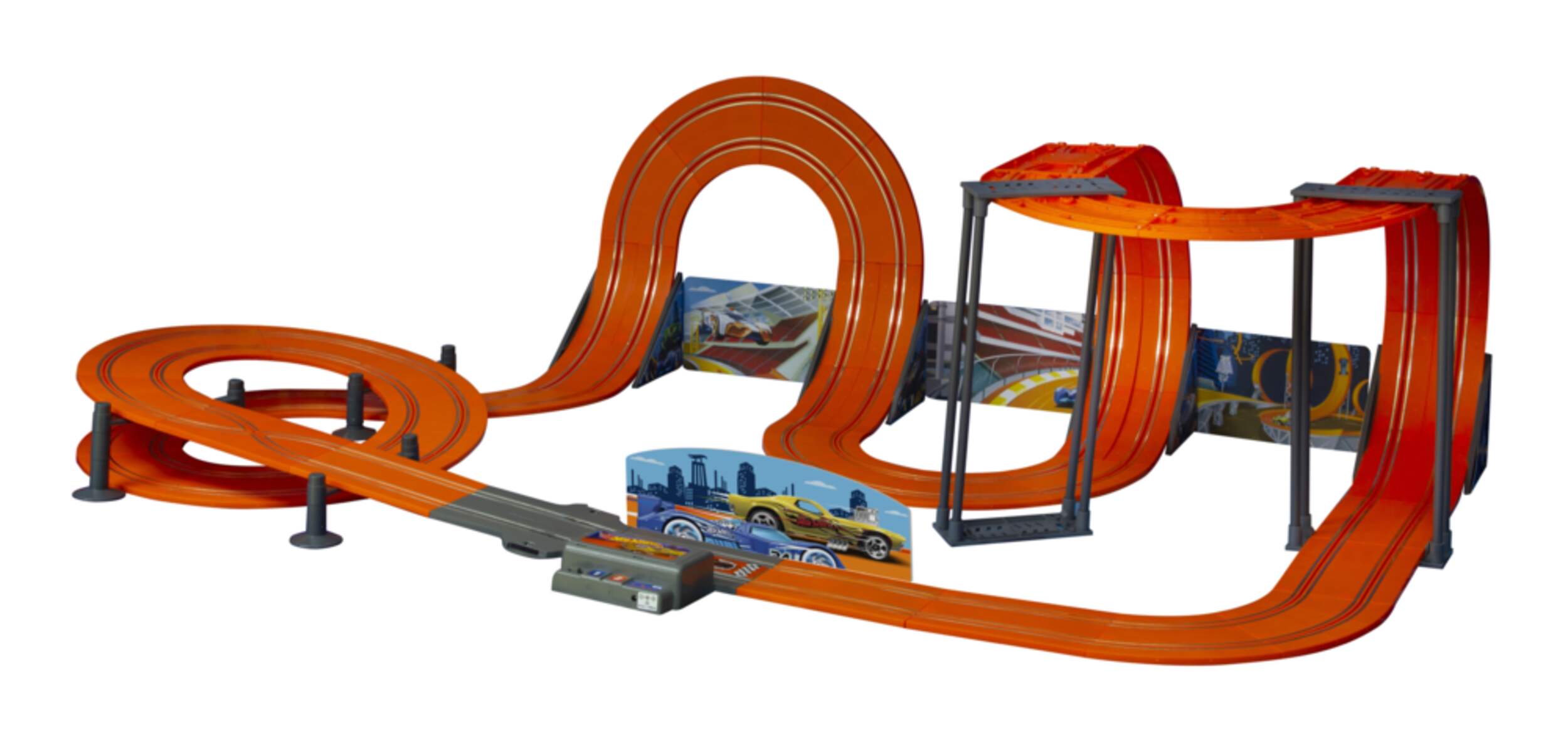 Hot Wheels AntiGravity Slot Car Track Racing Playset, 2 Remote