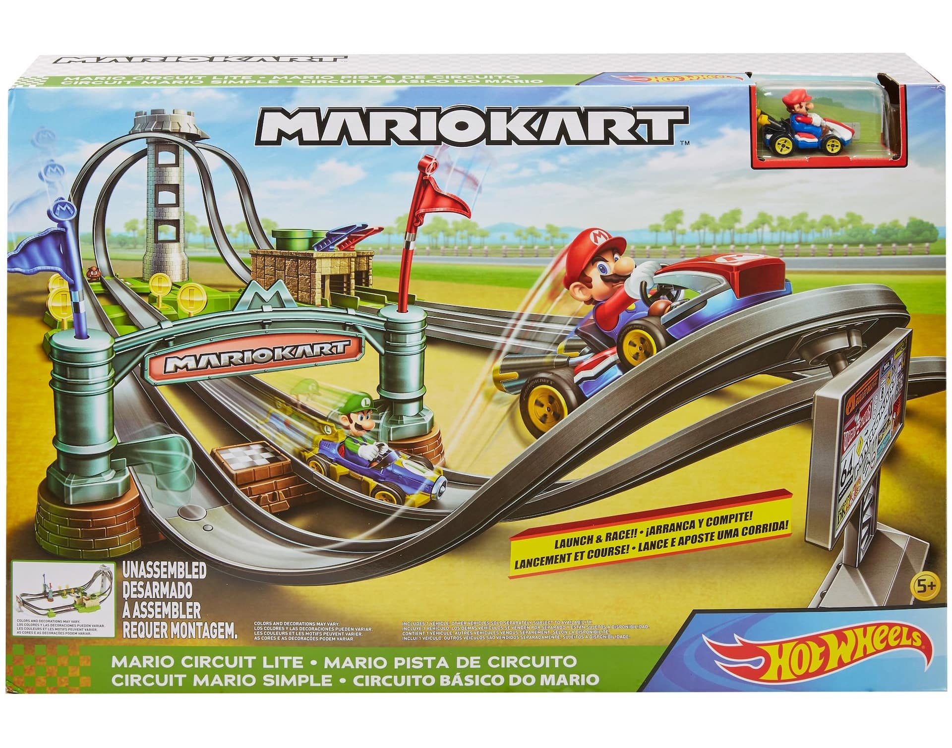 Hot wheels 2024 super mario track