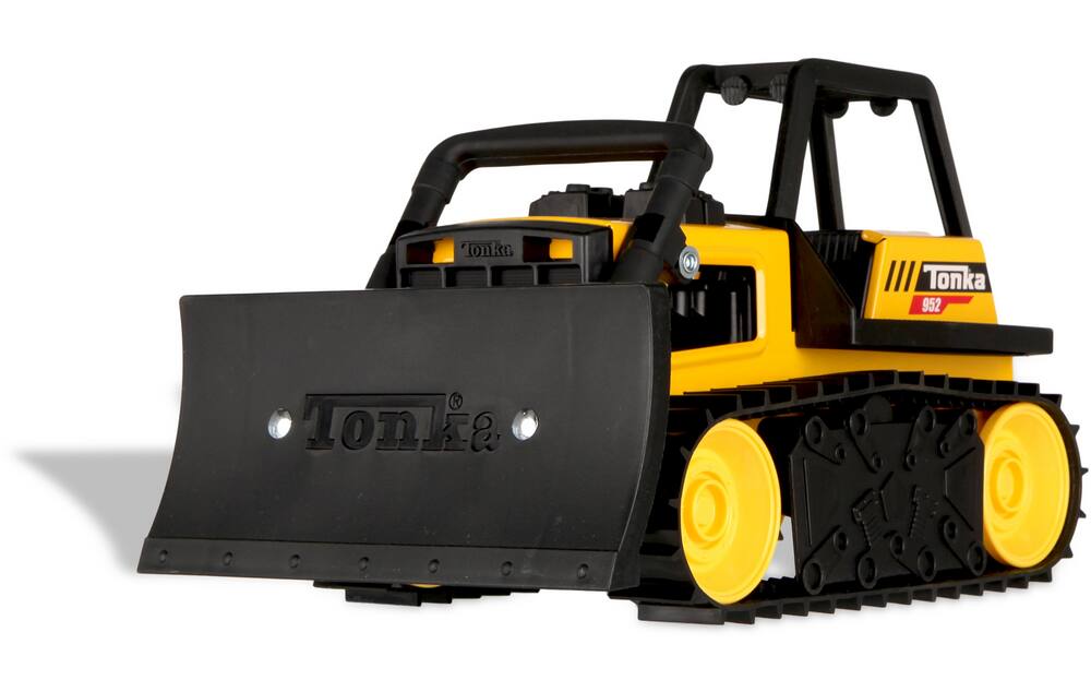 Tonka Steel Classics Bulldozer Toy Construction Vehicle For Kids, Ages ...