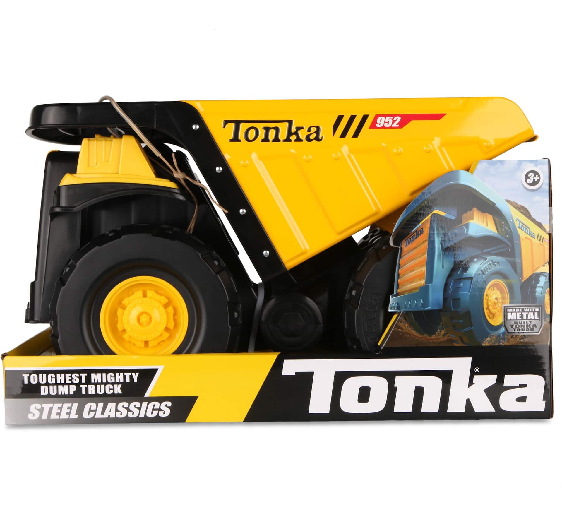 Tonka Steel Classics Toughest Mighty Dump Truck Toy Construction