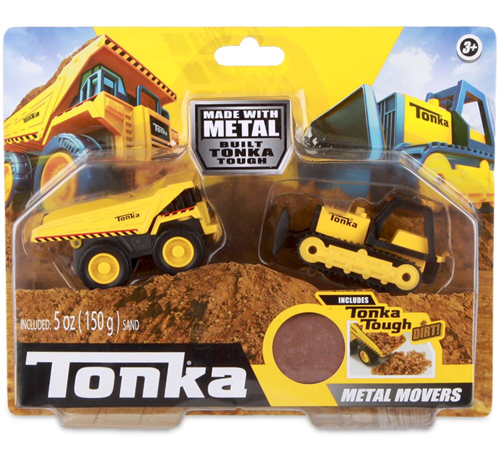 Tonka Mighty Dump Truck & Front Loader Metal Movers Combo Pack 