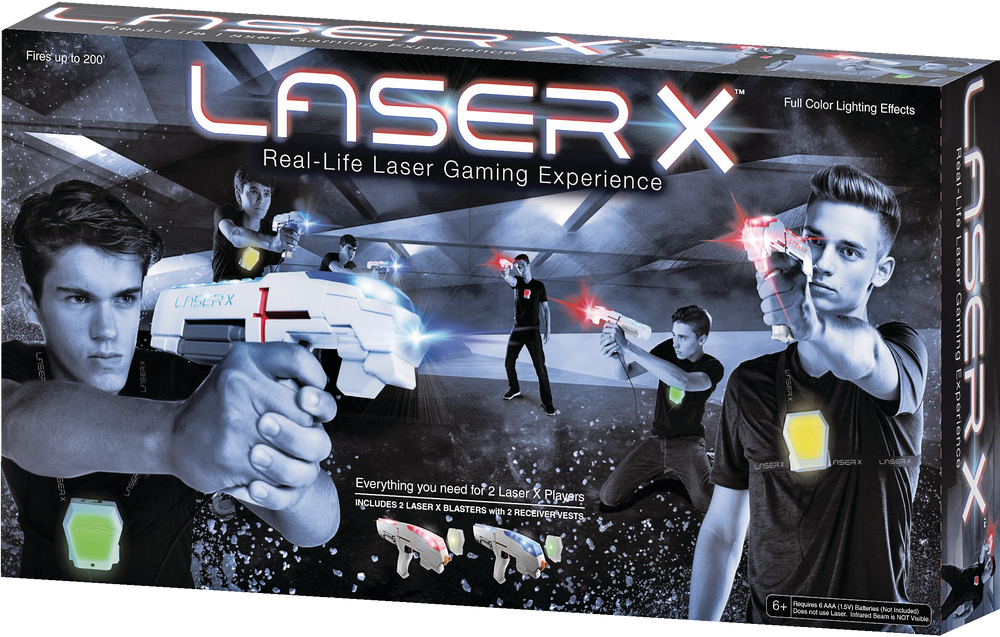Laser X Double Sports Blaster, RealLife Laser Gaming Experience, Age 6