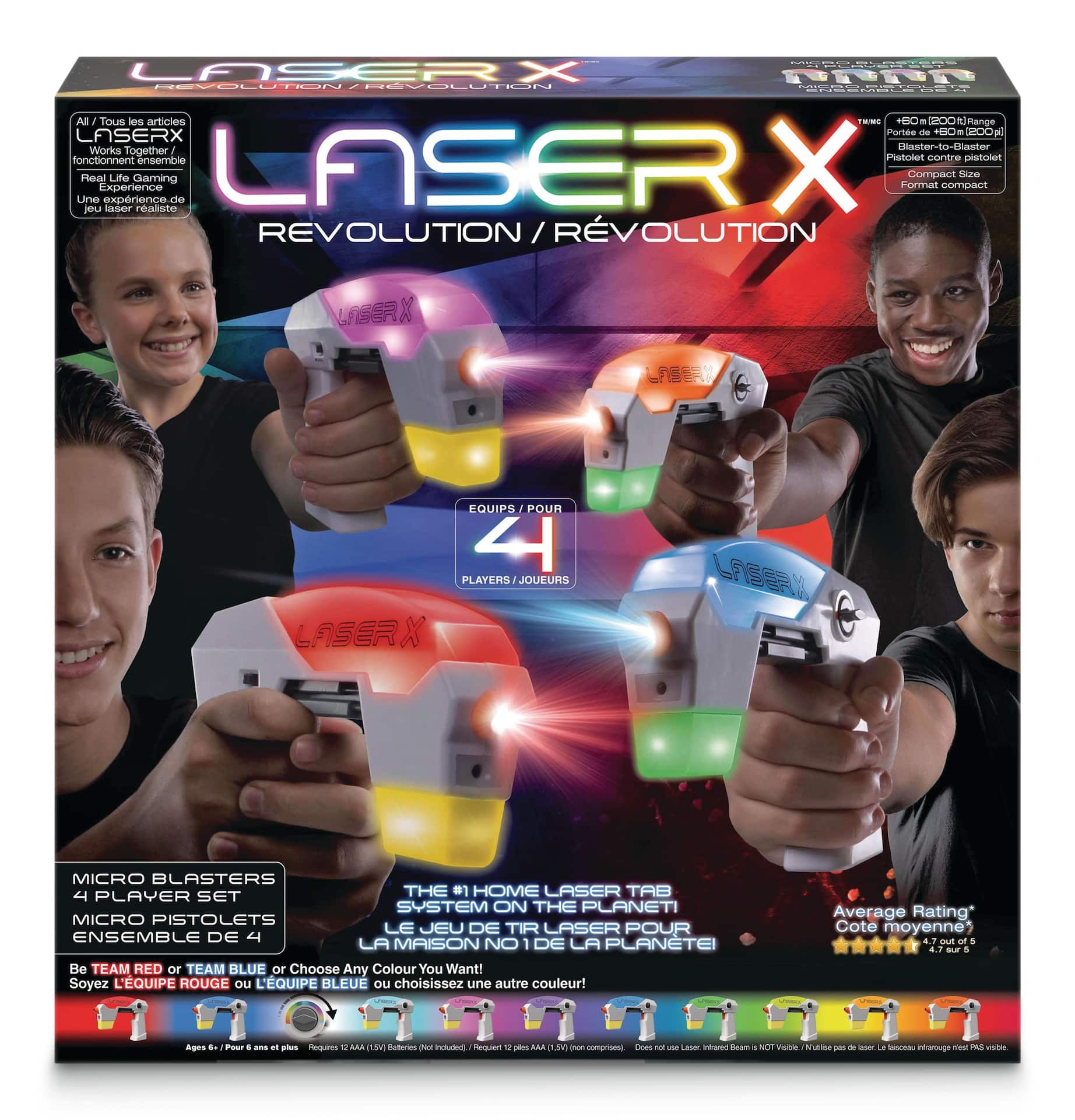 LASER X Revolution Two Player Long Range Laser Tag Gaming Blaster Set