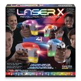 Laser X Evolution 4-Pack Blasters, Ages 6+ Front_Elevated