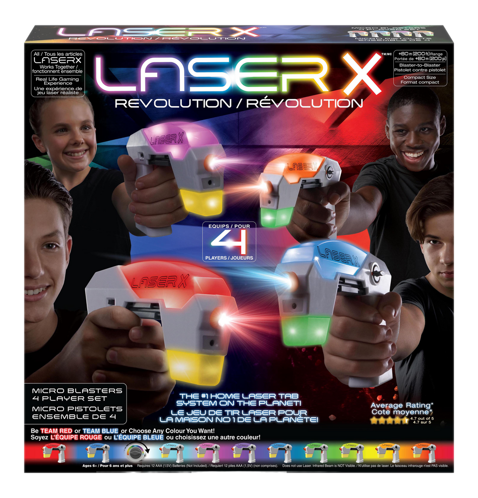 Foudroyeurs Laser X Evolution, paq. 4 Canadian Tire