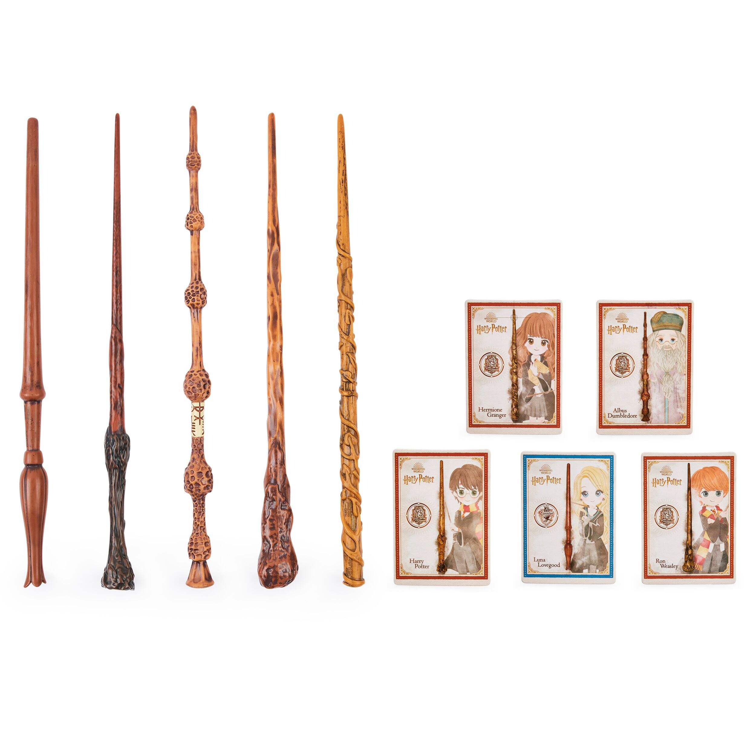 Wizarding World, Authentic Spellbinding Harry Potter Wand with Collectible Spell Card, Assorted, Age 5+ Front_Flat