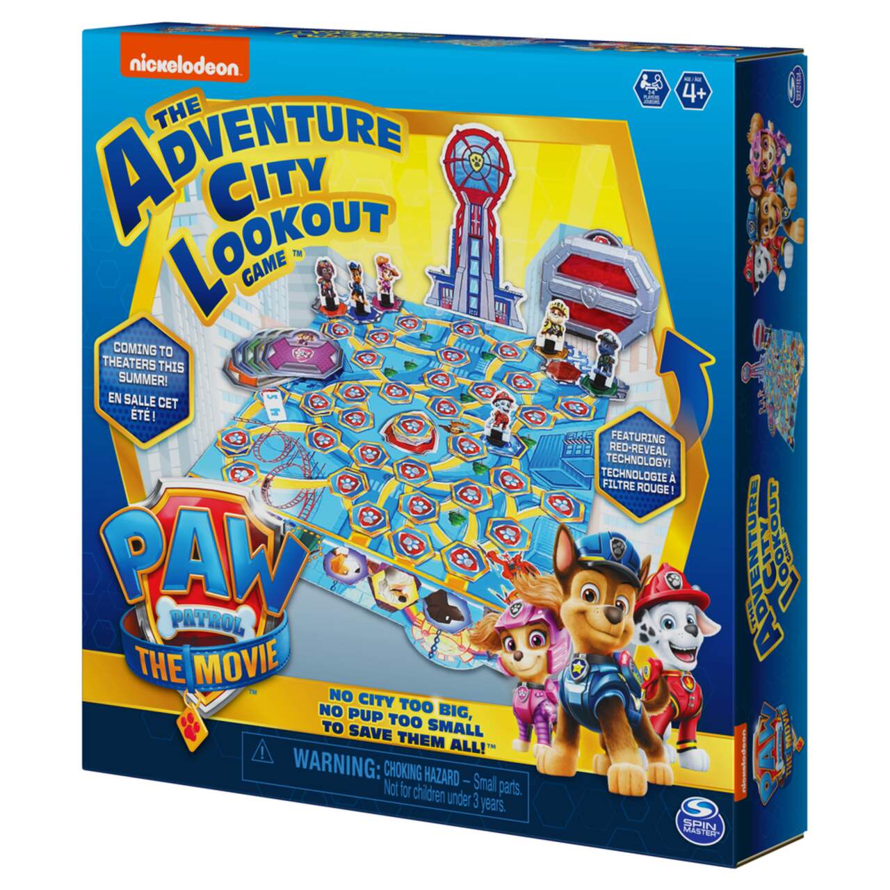 Spin Master Games The Adventure City Lookout Game - Le Jeu pour Enfant de  la Pat' Patrouille : Le Film 6062265 : : Jeux et Jouets