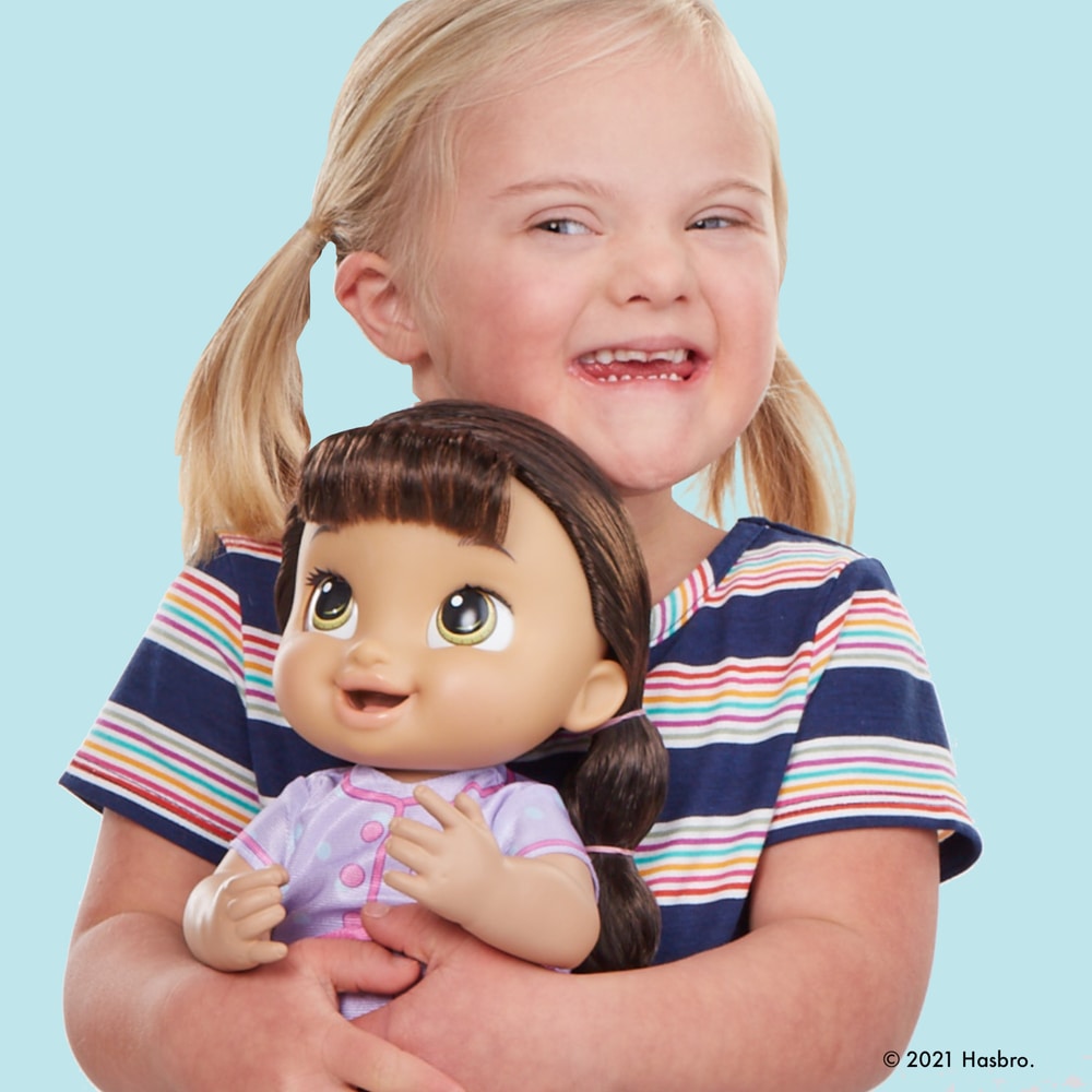 Baby Alive Lulu Achoo Doll, Brown Hair, sneezing sounds, motions