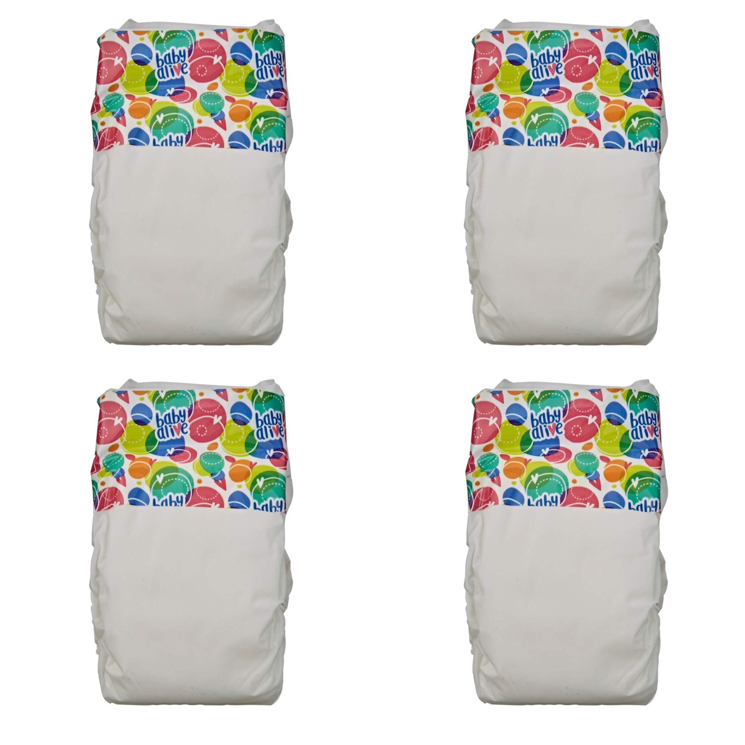 Baby Alive Diapers Refill Pack, 4-pk, Ages 3+ Front_Flat