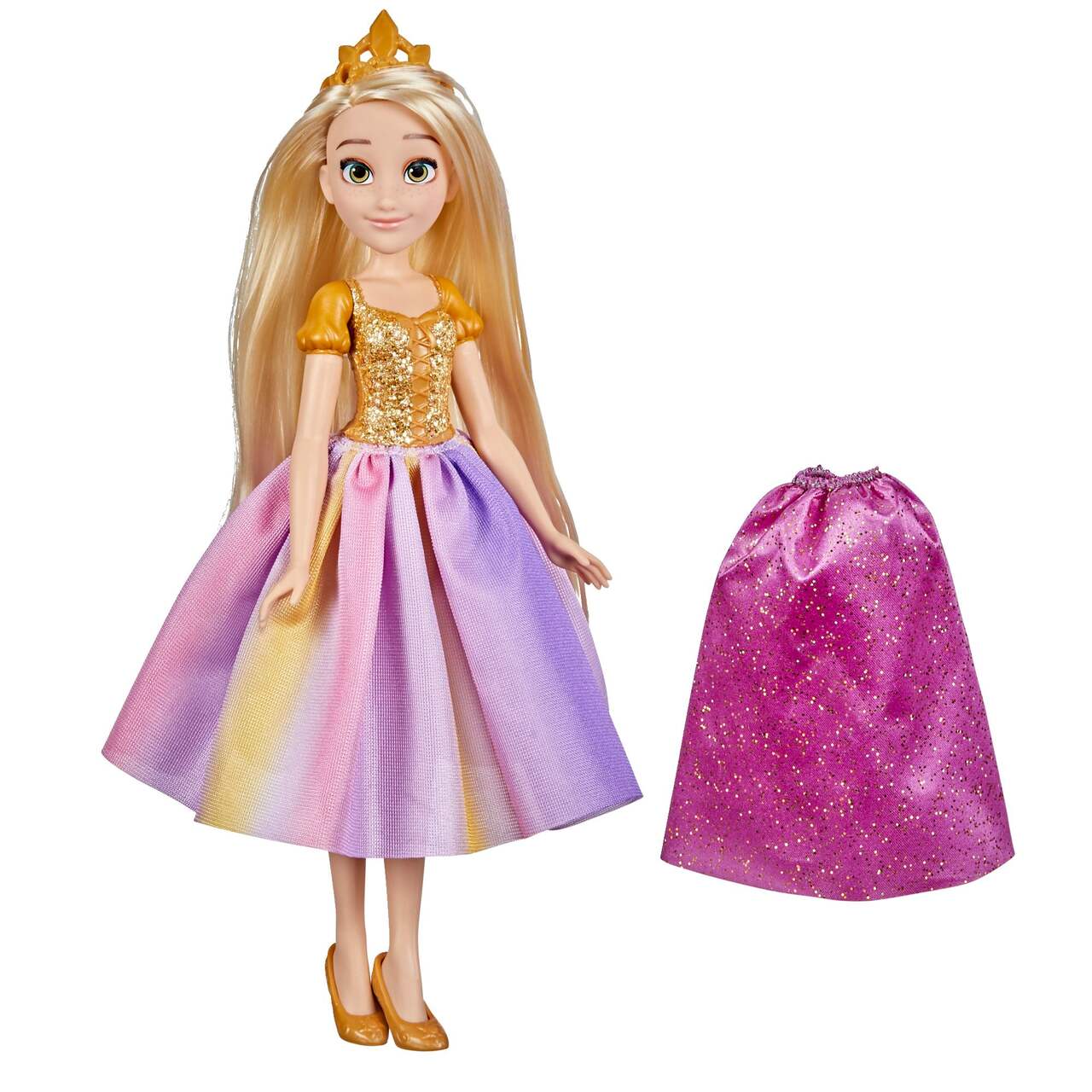 Disney Princess Secret Styles Magic Glitter Wand Doll, Assorted