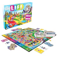 Hasbro Games The Game Of Life Classic 2-4 Player Board Game, English/French, Ages 8+