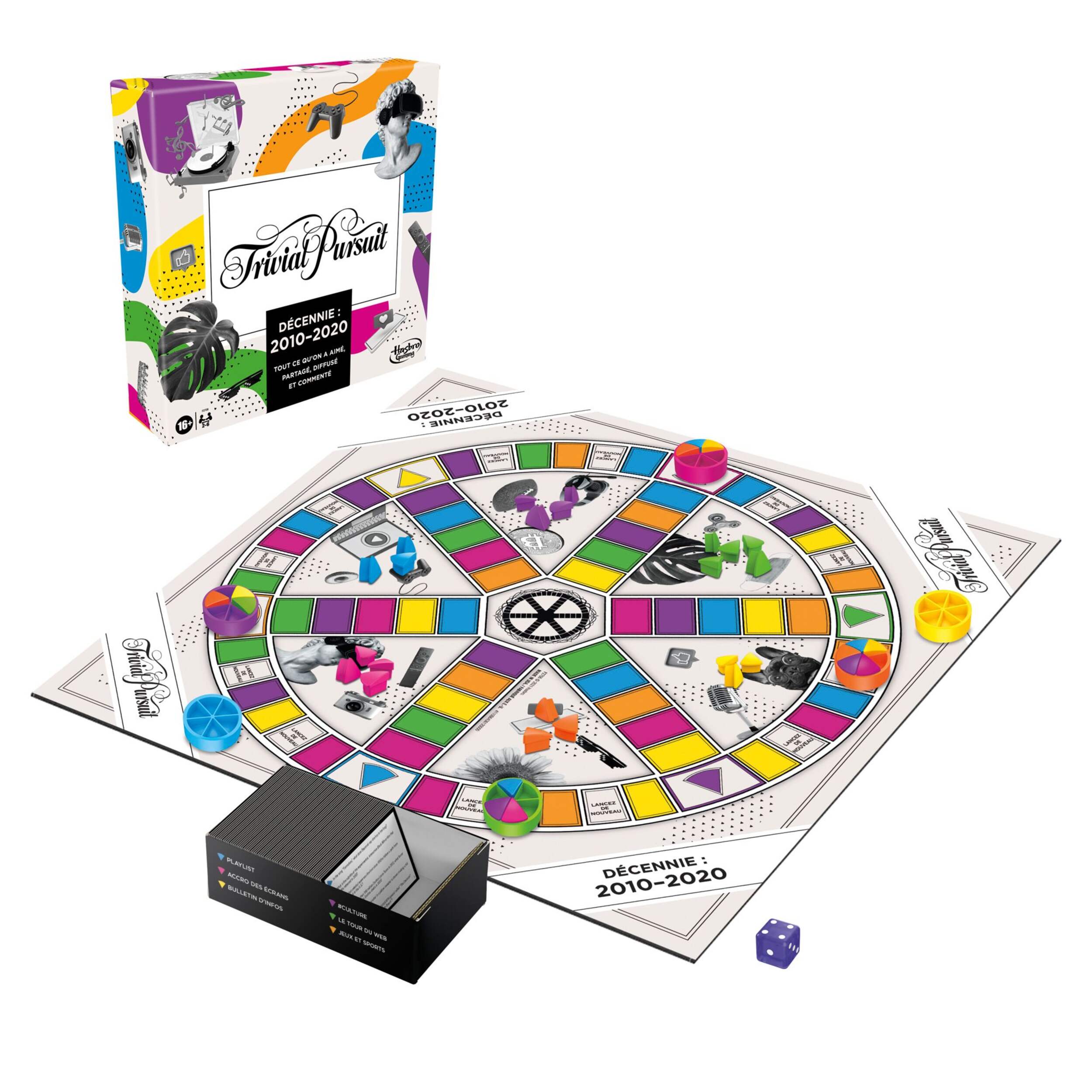 Jeu de société Trivial Pursuit Décennies de 2010 à 2020, 16 ans et plus Composite_or_Mixed