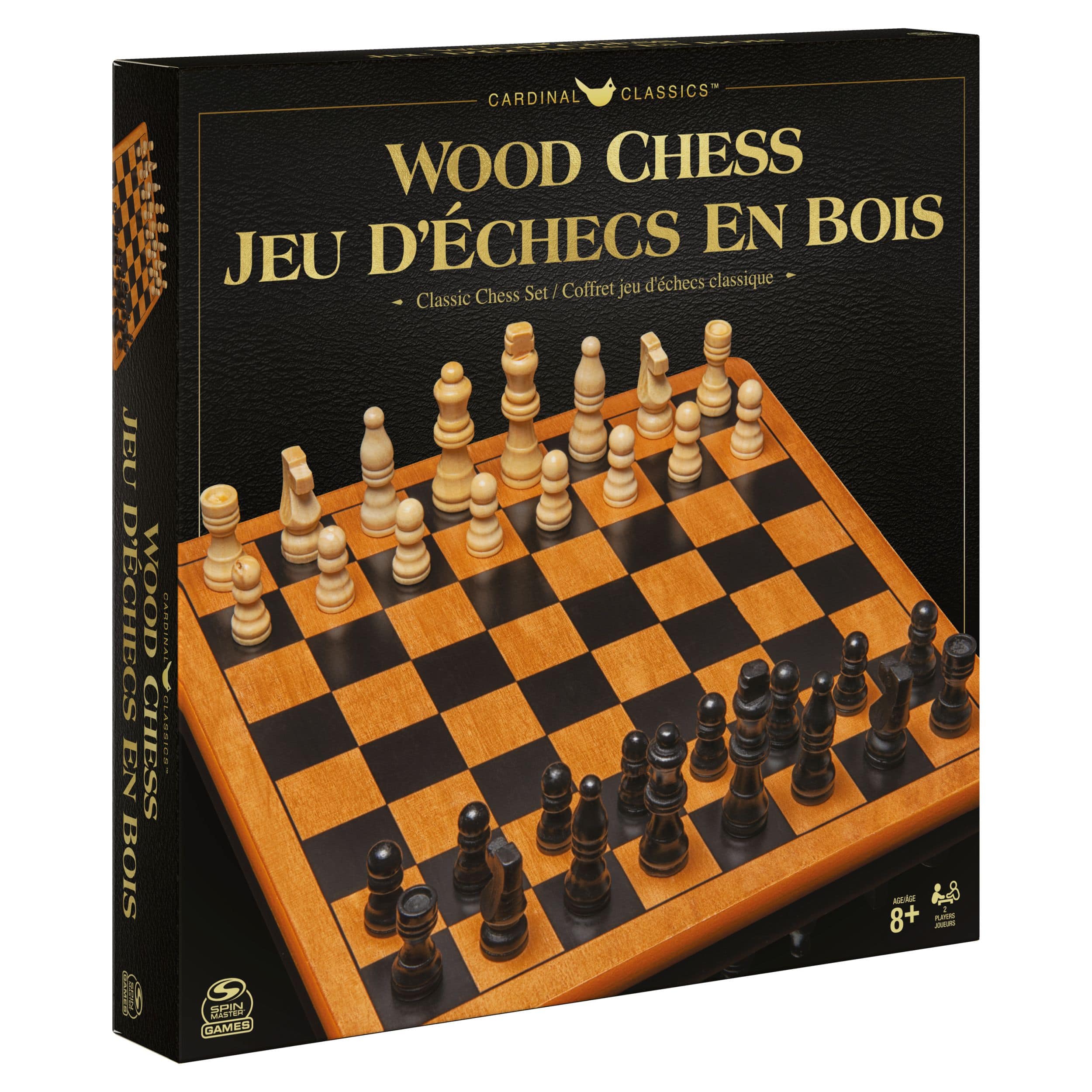 6+　Board,　Tire　Cardinal　Chess　Premium　Wood　Age　Canadian