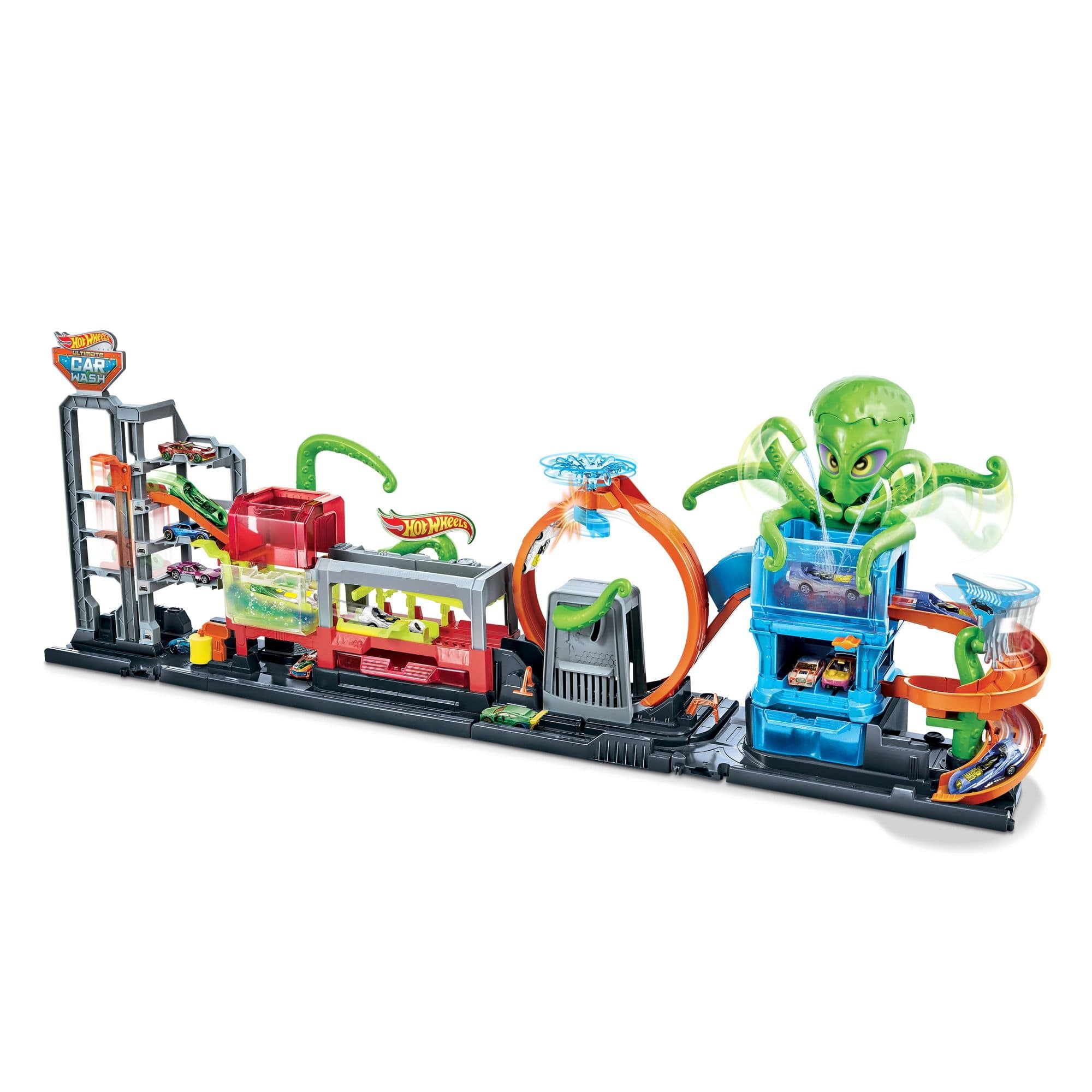Hot Wheels® City Ultimate Octo Car Wash Playset, Age 5+